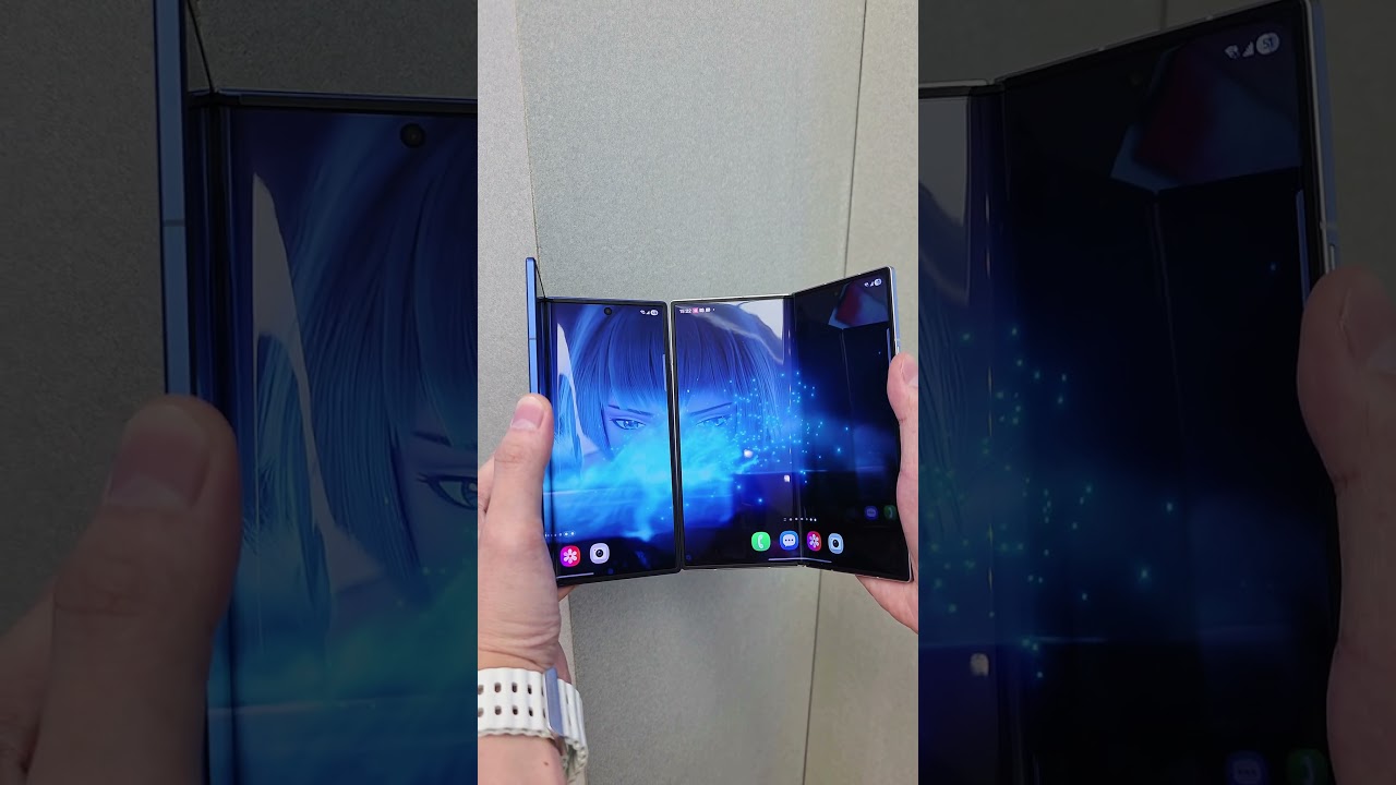Tri-fold is still too conservative #Huaweimatext#trifold#Samsung foldable phone#unboxing