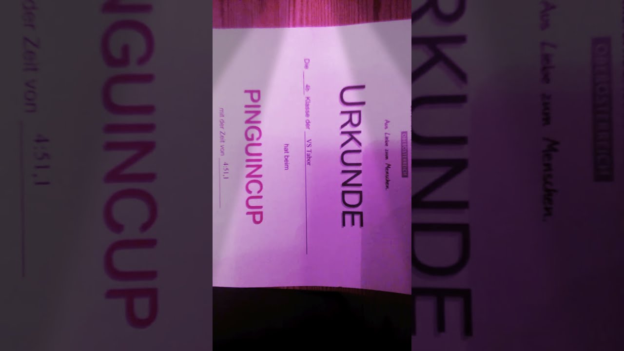 Urkunde