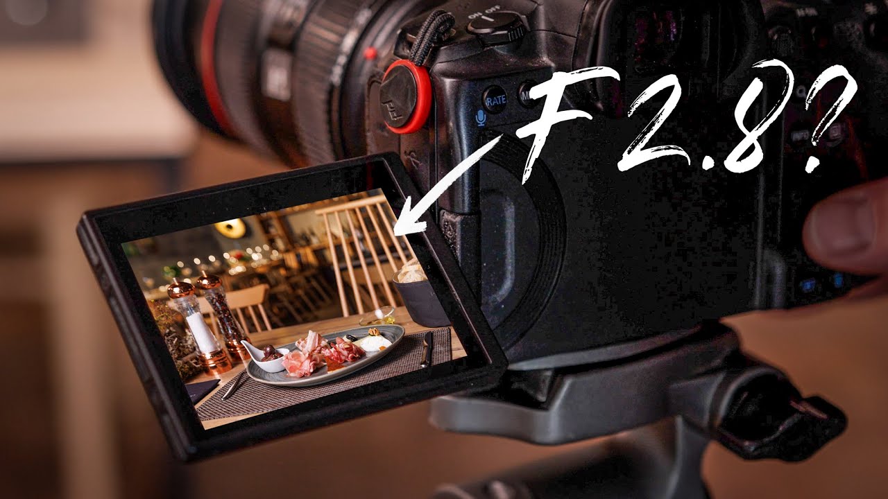 Zaslonka 2.8 za fotografiranje hrane?
