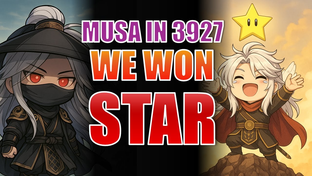 WE WON THE STAR! Congratz to 3927, 3925, 3928 for KvK1! | Musa in 3927