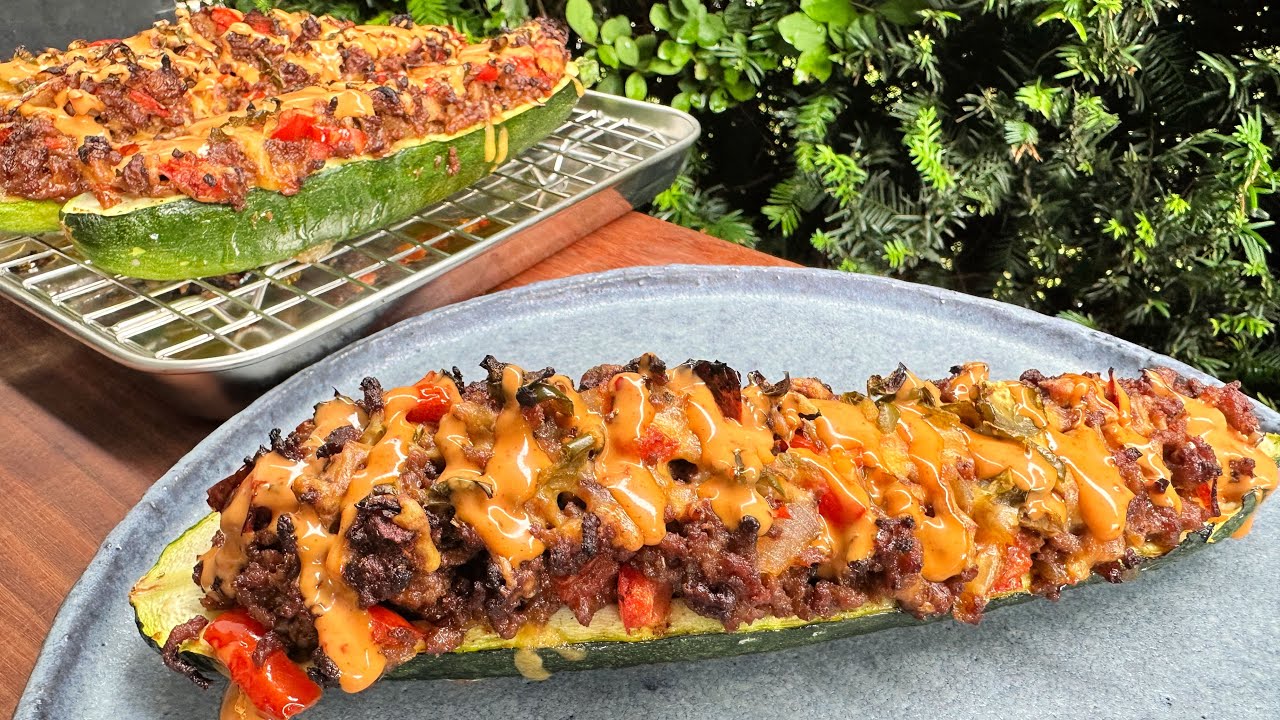 South-Western Zucchini vom Grill
