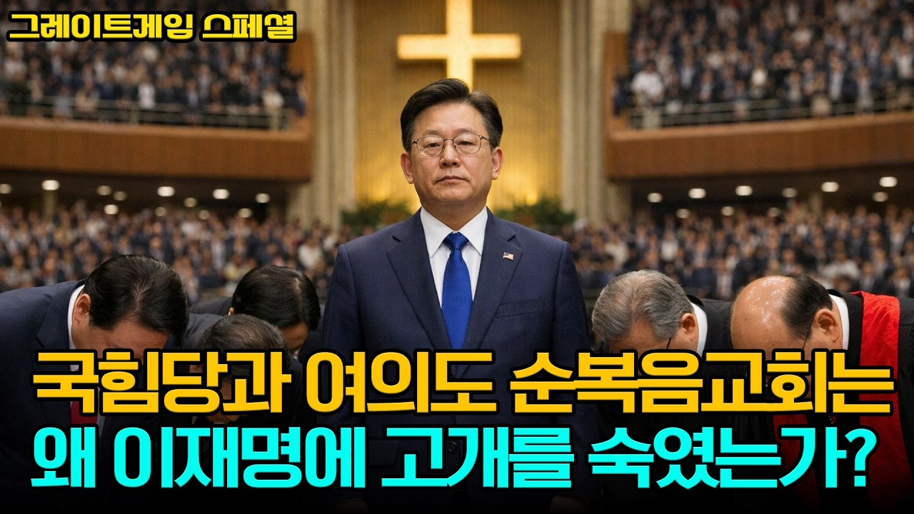 국힘당과 여의도 순복음교회는 왜 이재명에 고개를 숙였는가?