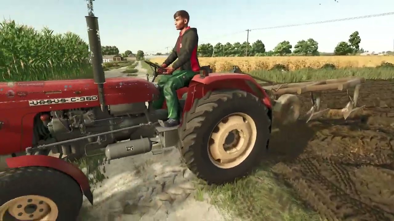 Polskie Gospodarstwo 17# orka ursus4x4vsursus bez napendu