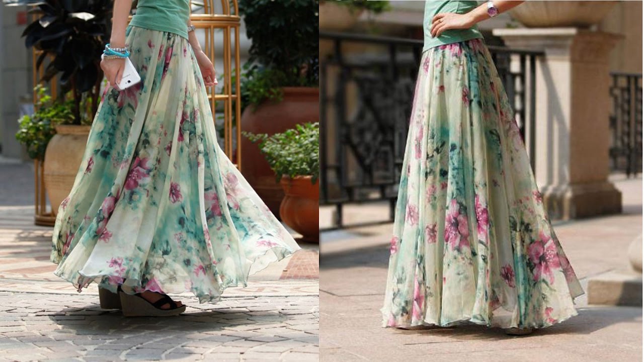Umbrella cut skirt with full gathers DIY | drafting, cutting and stitching step by step tutorial