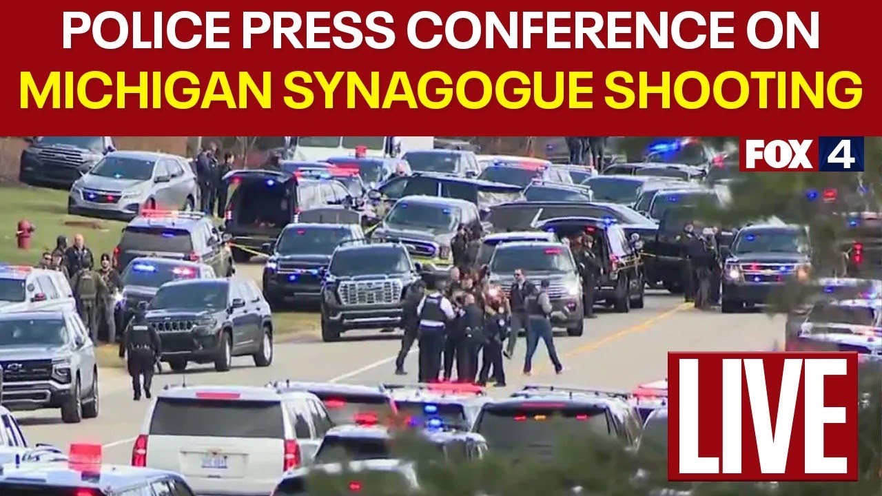 🔴LIVE Michigan synagogue attack | FOX 4 News