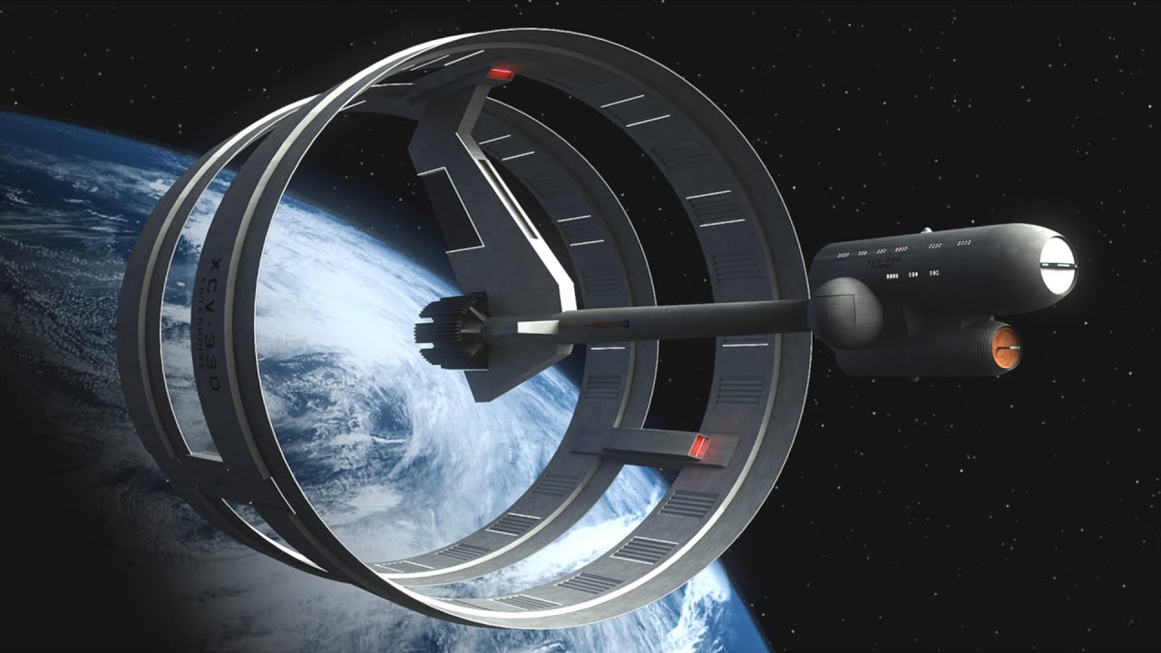 XCV-330 USS Enterprise Ring Ship (полная разборка)