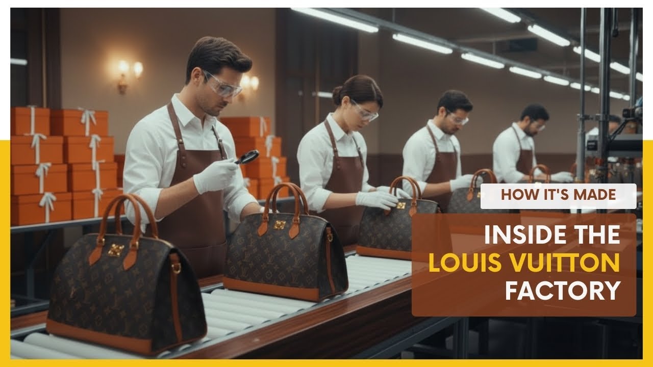 Inside the Louis Vuitton Factory: How Luxury Handbags Are Made (Full Process)