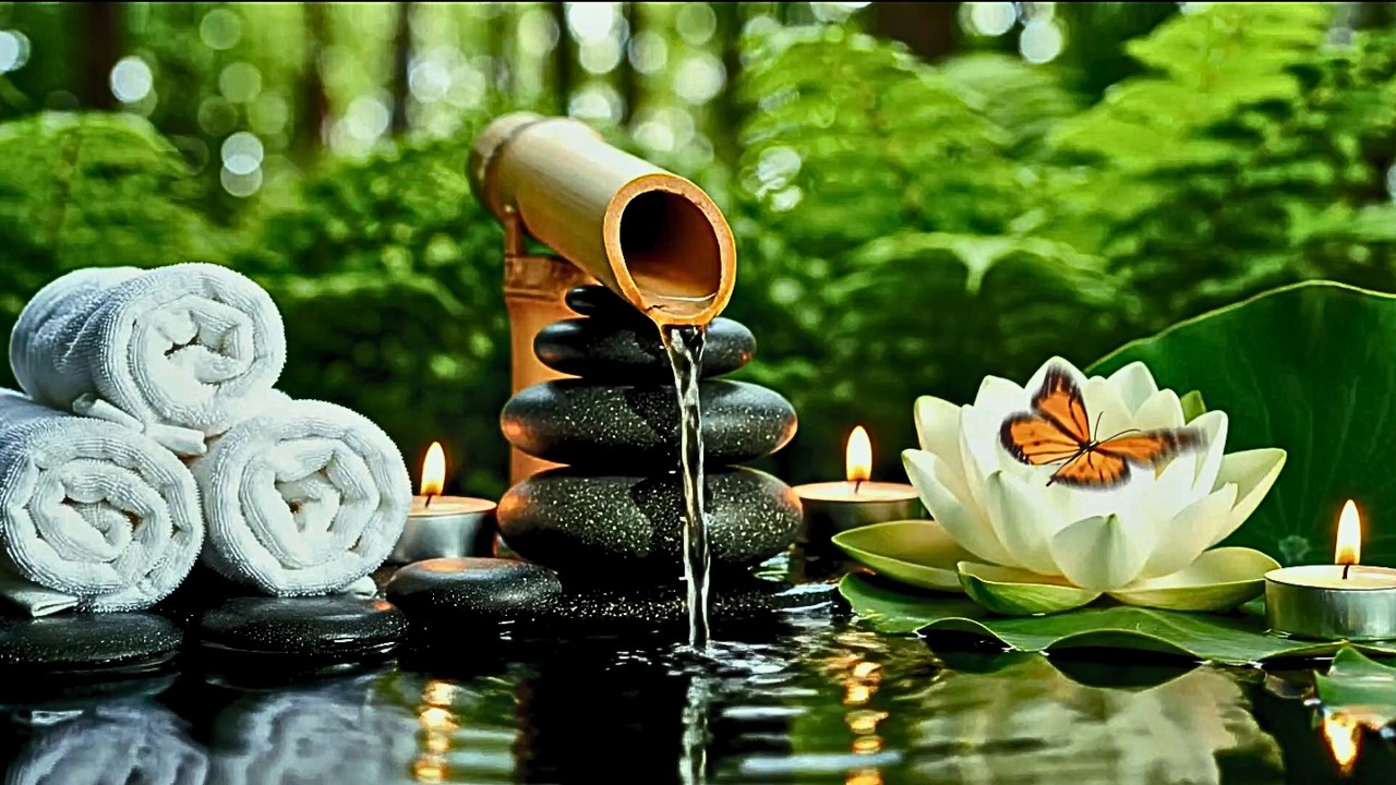 Relax, Unwind and Sleep Deep 🌿 Bamboo Water Fountain for Calm Night