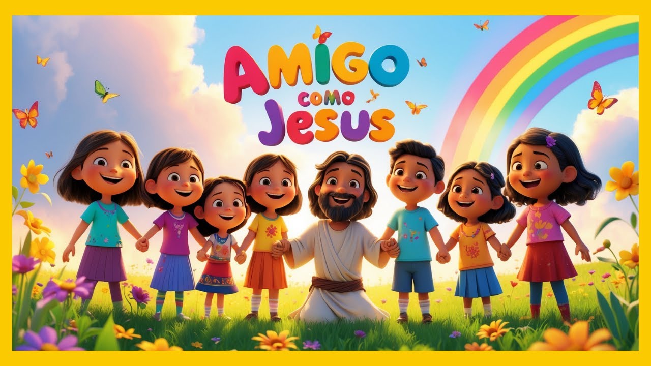 Amigo Como Jesus 🎶 Música Infantil l Canções Cristãs para Crianças
