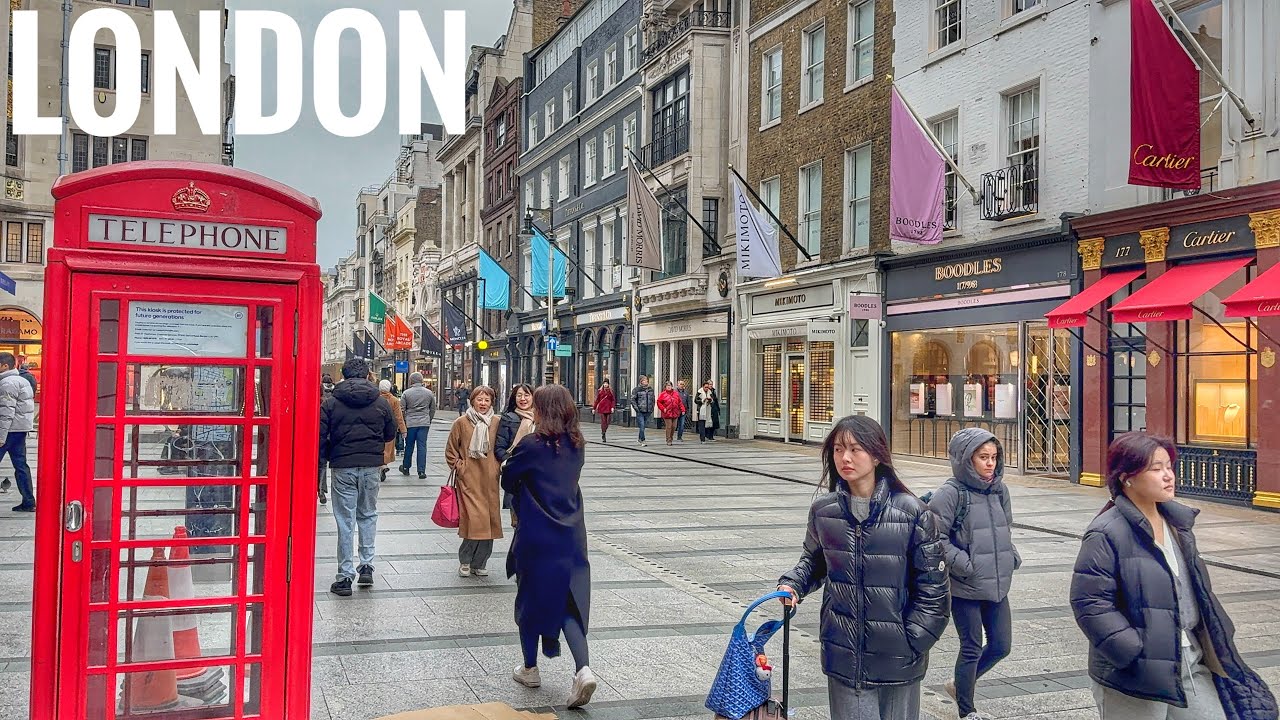 London, England 🏴󠁧󠁢󠁥󠁮󠁧󠁿 Street Walk 2024 - 4K 60fps Walking Tour (▸92 min)