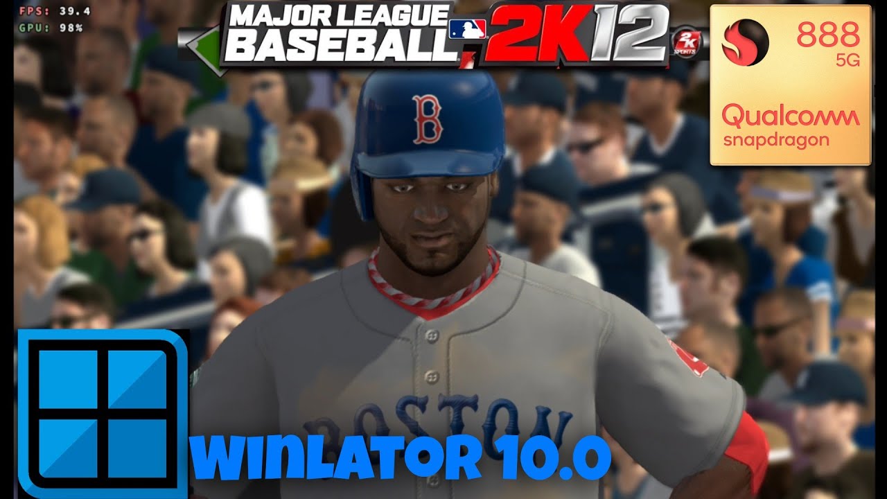 Major League Baseball 2K12 Winlator 10.0 Snapdragon 888