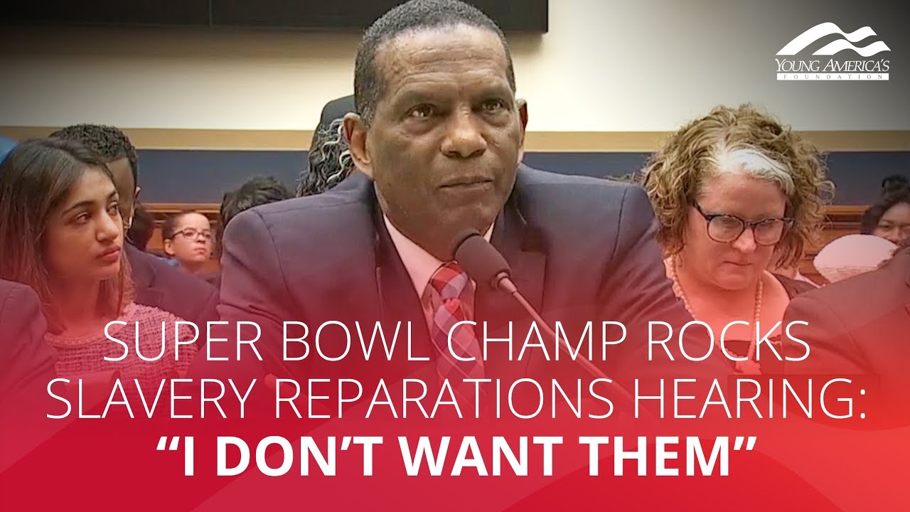 Super Bowl champ ROCKS slavery reparations hearing: 