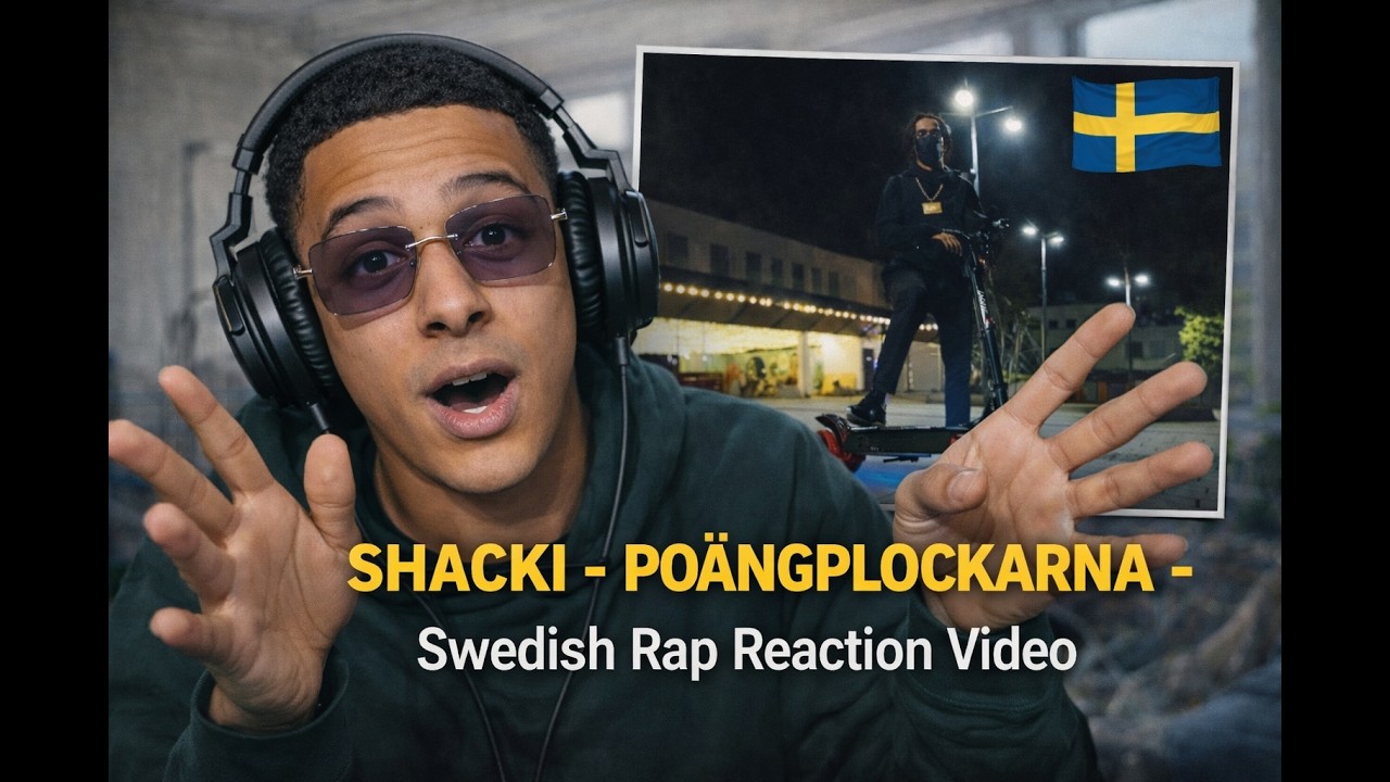 SHACKI - POÄNGPLOCKARNA - Swedish Rap Reaction Video