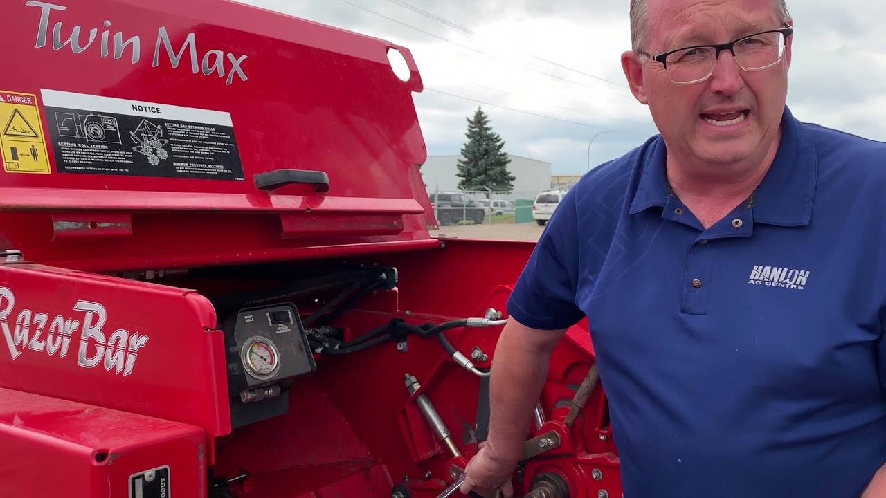 How to Adjust Crimper Rolls on Disc Header | Massey Ferguson Windrowers