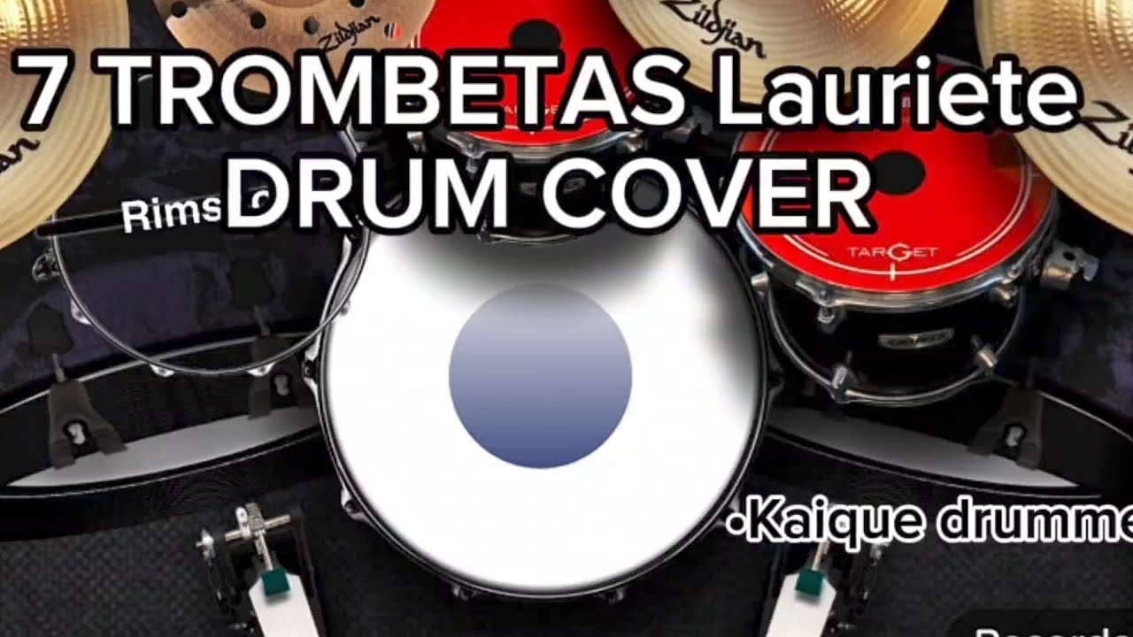 7 TROMBETAS LAURIETE DRUM COVER 😱🔥 #drumcover #mobiledrumcover #drummer #drums #musica 