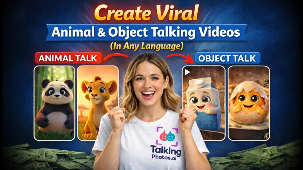 Create Viral Animal & Object Talking Videos (In Any Language)