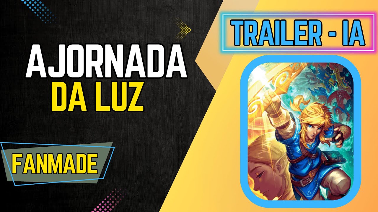 ZELDA E LINK: A Jornada da Luz (TRAILER ÉPICO) | Cinemática Criada por IA