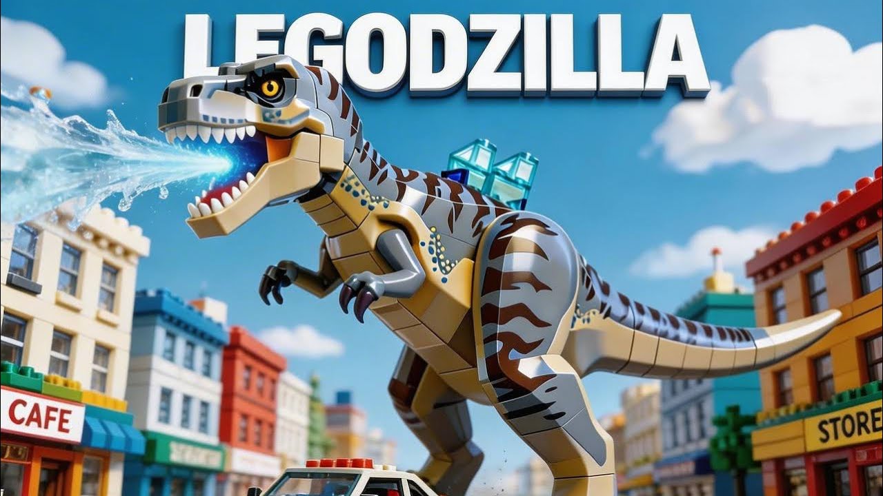 Making Godzilla out of Lego :D