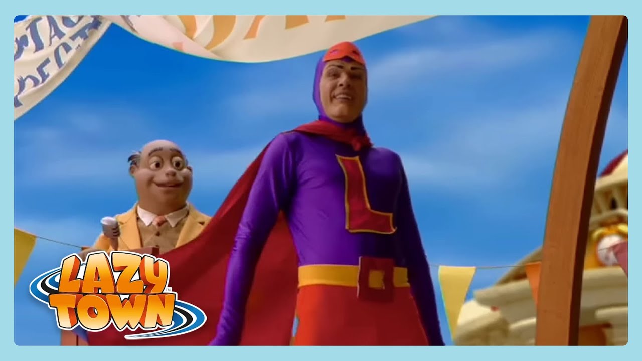Super robbie podrido | Lazy Town | Wildbrain Niños