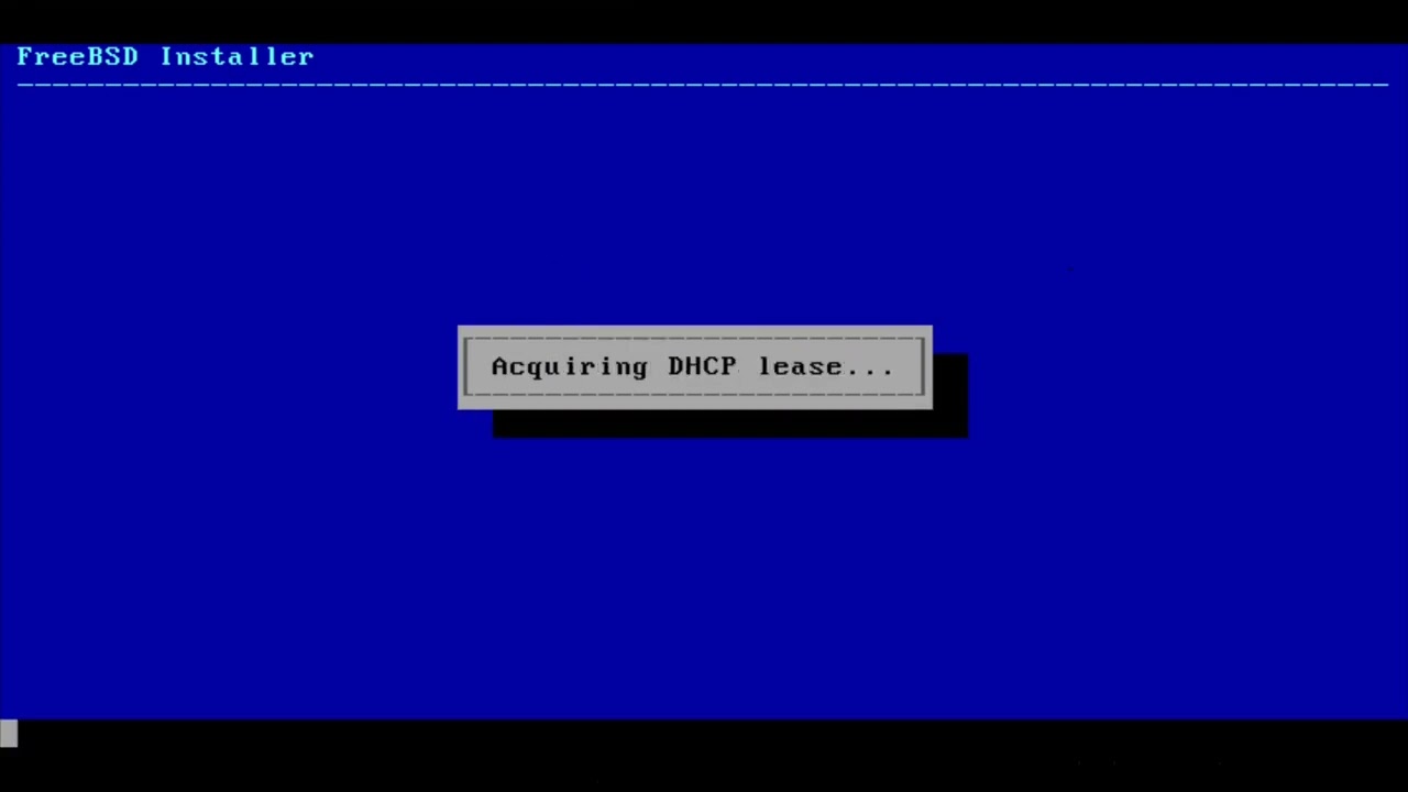 FreeBSD VM install with XFCE in QEMU/KVM VMM part-1
