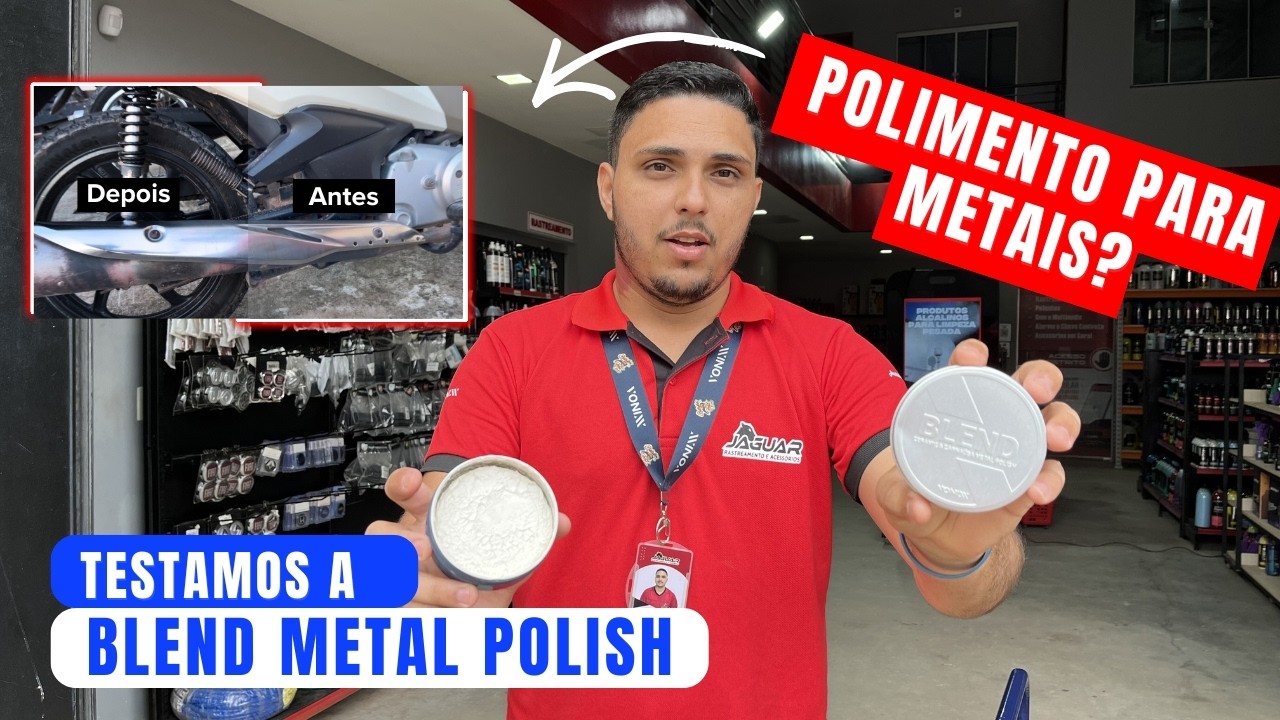BLEND que dá um EFEITO CROMADO? Usamos a BLEND METAL POLISH!