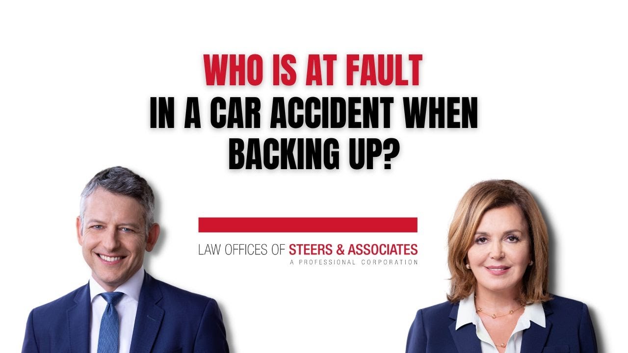 Who Is At Fault In A Car Accident When Backing Up?