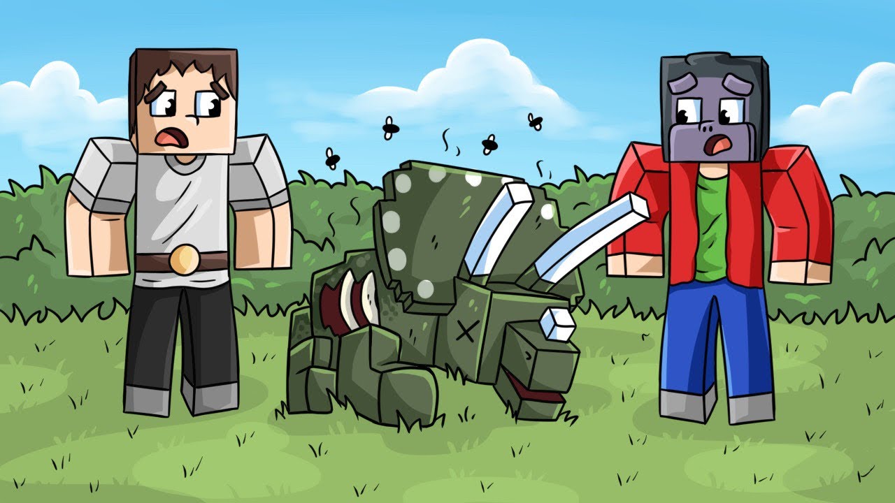 Triceratops UMŘEL! 😨 (Minecraft Dinosauři #20)