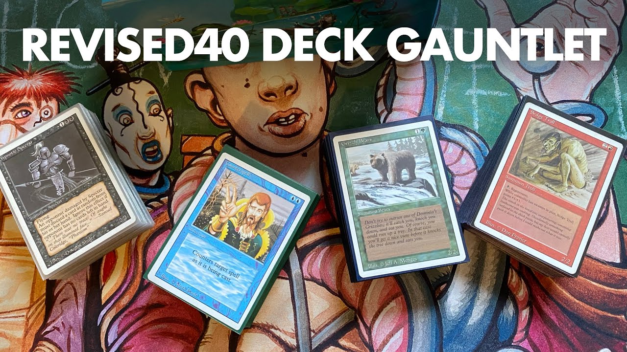 Старая школа MtG: Revised40 Deck Gauntlet
