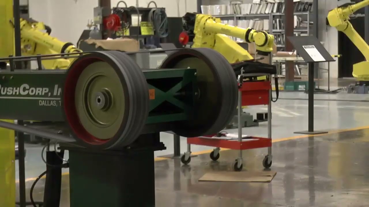 ABB IRB 6700 IRC5 Performing Sanding and Buffing