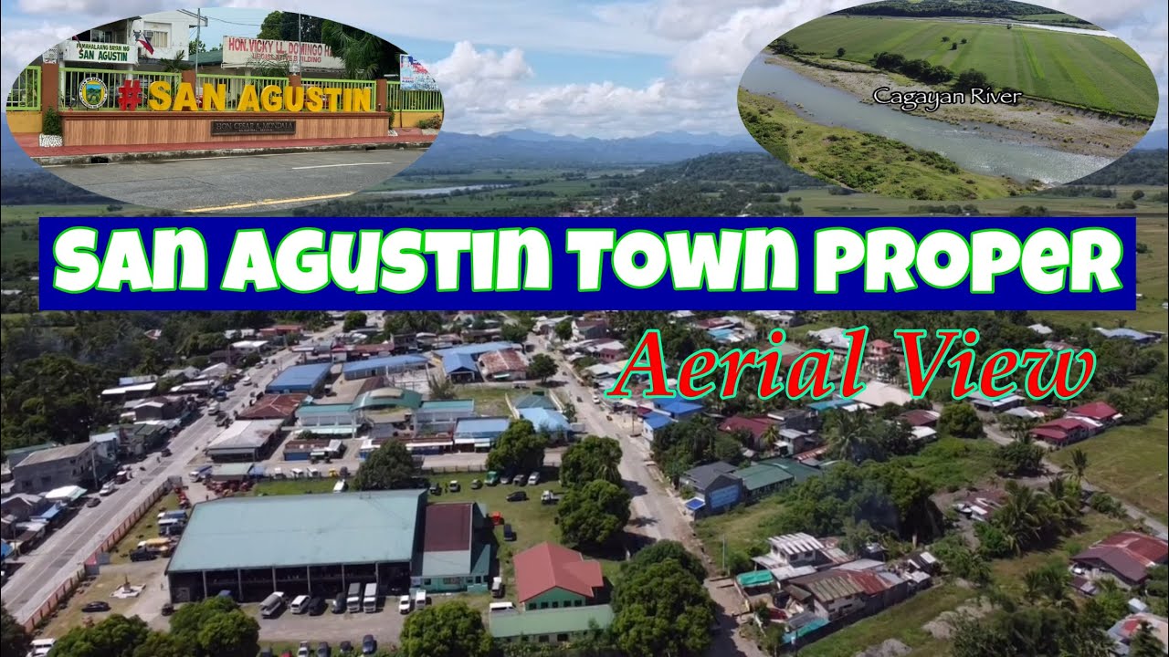 San Agustin Town Proper Aerial View