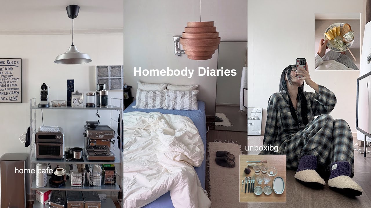 월간집꾸vlog🏠 집콕브이로그. 홈카페존 만들기. 차지키소스 절망편. new침구. 옷방정리. 살림템 추천. 그릇쇼핑 언박싱🥣