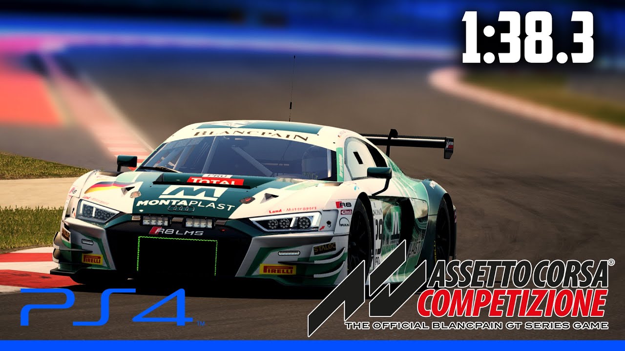 ACC Audi R8 EVO GT3 Setup (PS4) @Kyalami 1:38.388