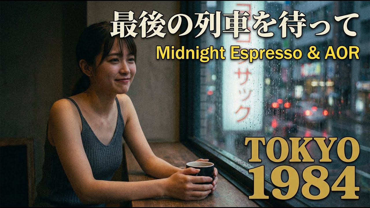 TOKYO 1984 | 都会の雨、最後の列車 Midnight Espresso & Saxophone | Japanese 1980s City Pop