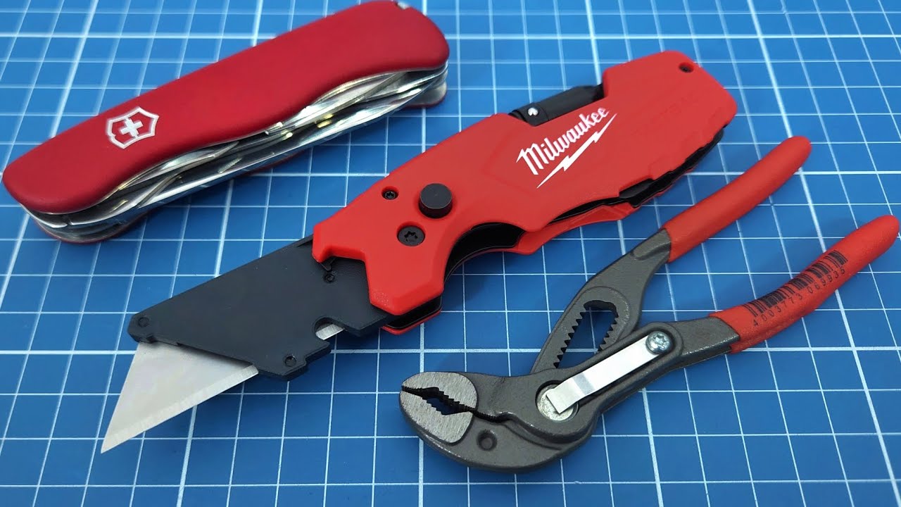 Multitool Estilete Trapezoidal Milwaukee Fastback 6x1 48-22-1505. Ótimo para EDC! #edc #milwaukee
