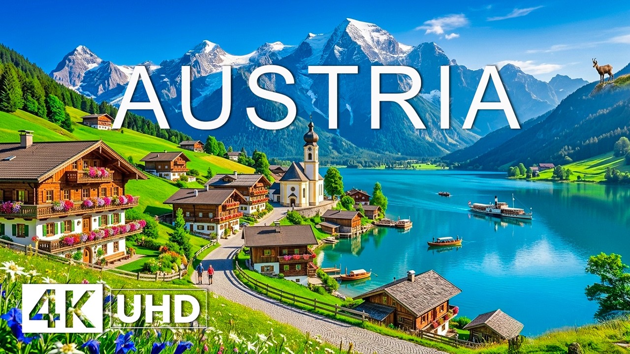 Austria 4K | Relaxing Nature & Alpine Dreams &ndash; Misty Valleys, Green Lakes & Peaceful Villages