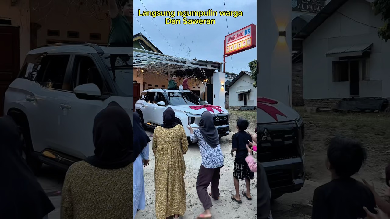 Kak DS saweran mobil baru #anakdesa #warungds #davidsunairi #saweran #mobil