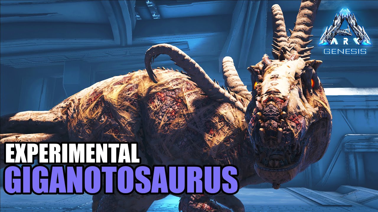 EXPERIMENTAL GIGANOTOSAURUS TERNYATA REAL - ARK: Survival Evolved GENESIS 2 STORY MODE