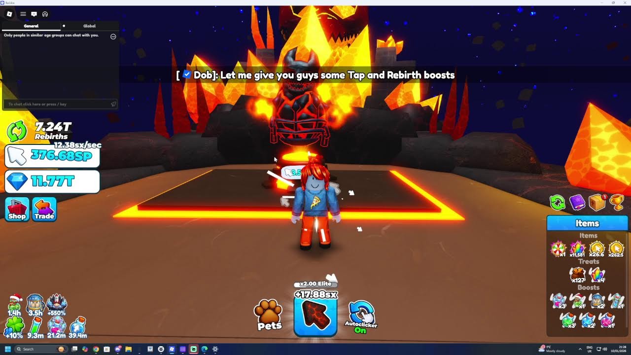 WORLD 2 ADMIN ABUSE Update in Tap Simulator!!