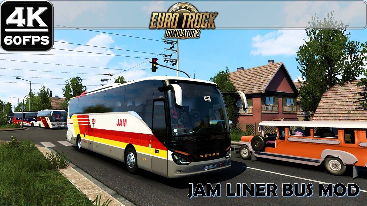 JAM LINER Trip to Lucena | Philippine Map mod & PH Bus mod | + Download link | ETS2 1.46