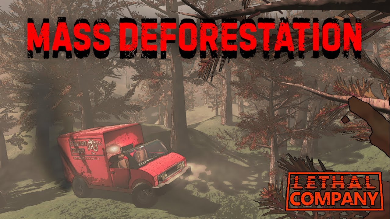 How hard is it to destroy EVERY tree on each moon? | Lethal Company