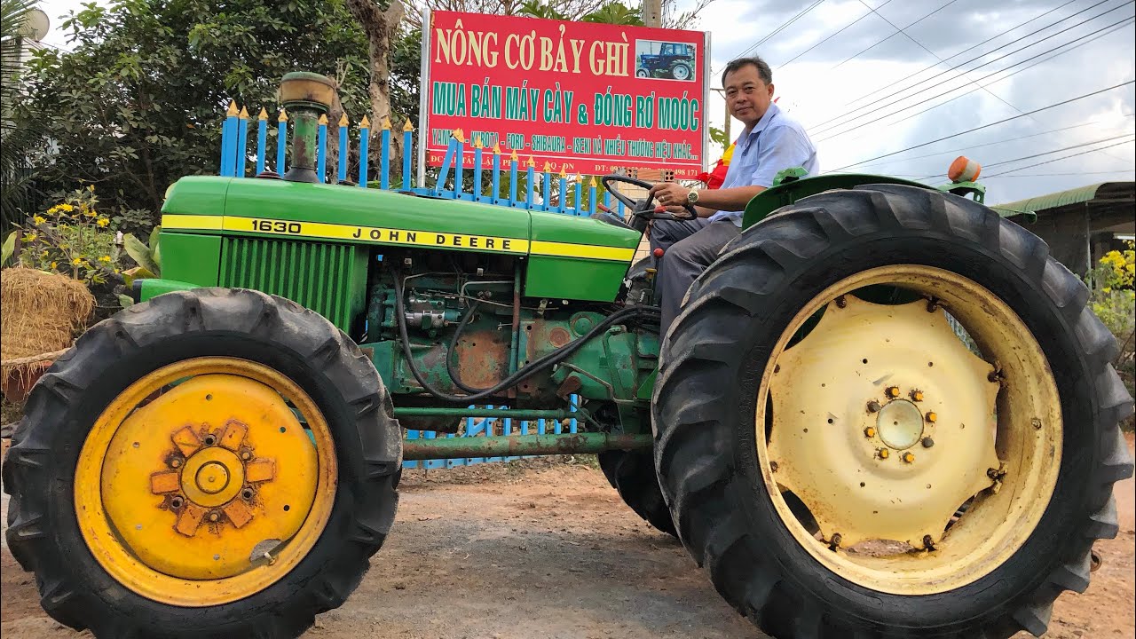 Chi tiết Con Nai Vàng JOHN DEERE 1630 tốc độ 30, 60HP. Ae quan tâm LH 0918.152.958 Nông Cơ Bảy Ghì