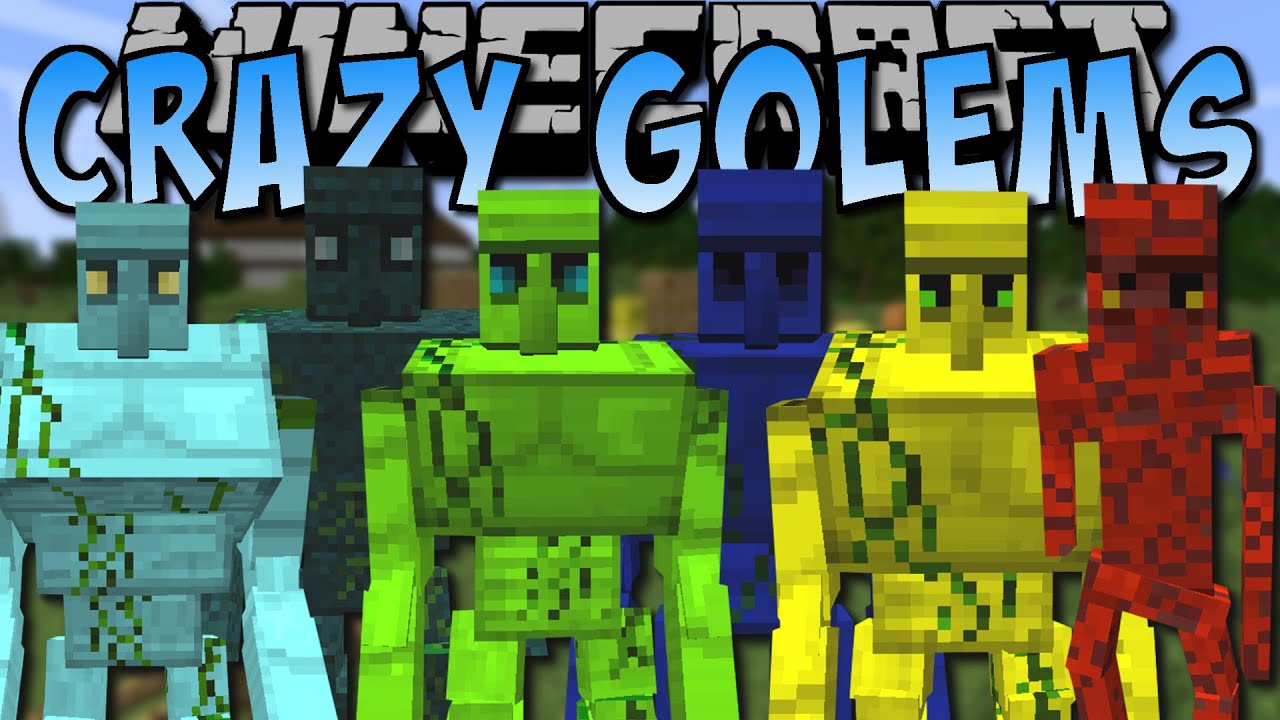 CRAZY GOLEMS MOD (Epische Golems, Waffen & Strukturen) [Deutsch]