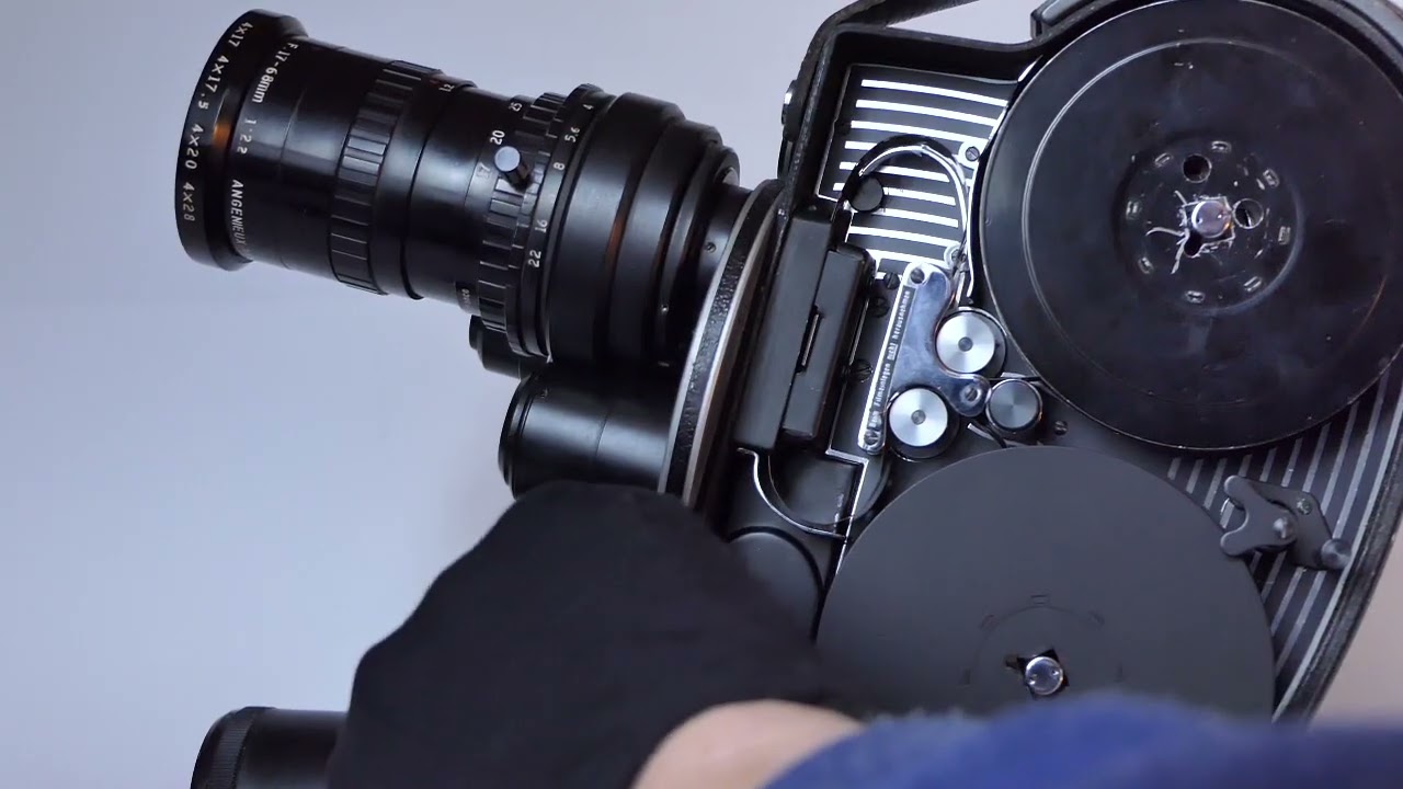 Workshop-Restored Beaulieu R16 in Action | Auto Iris & Film Transport Demo