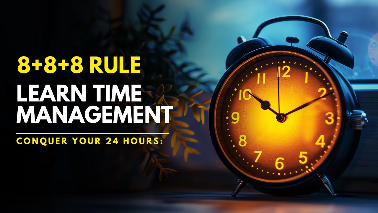 The 8+8+8 Rule: Balance Your Life in 24 Hours⏰ | Perfect Time Balance