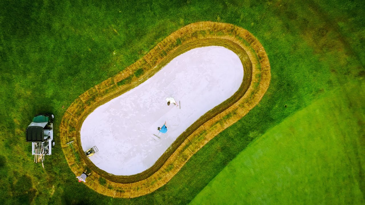 Revetted Bunker Construction (Dol Turf)