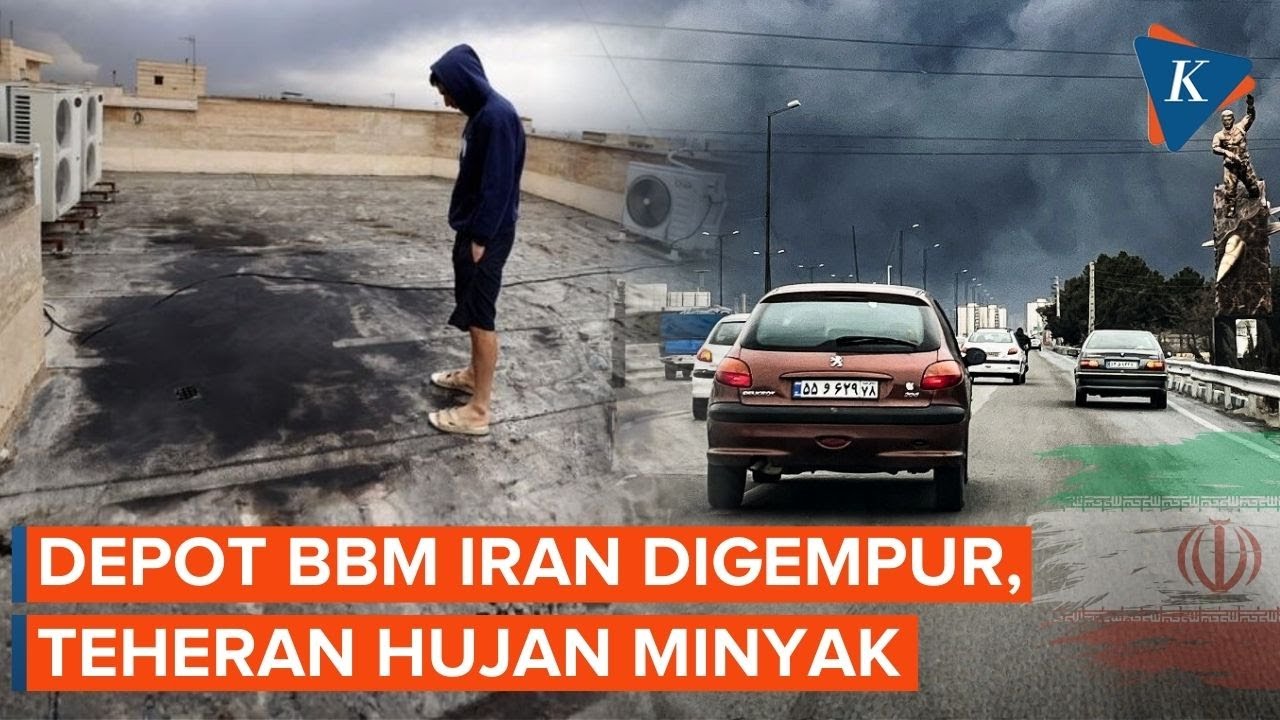 Teheran Hujan Minyak Setelah Depot BBM Iran Diserang Israel