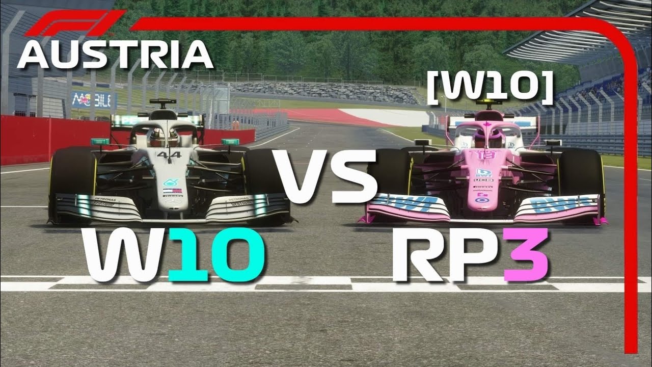 F1 2020 Racing Point vs 2019 Mercedes - AUSTRIA