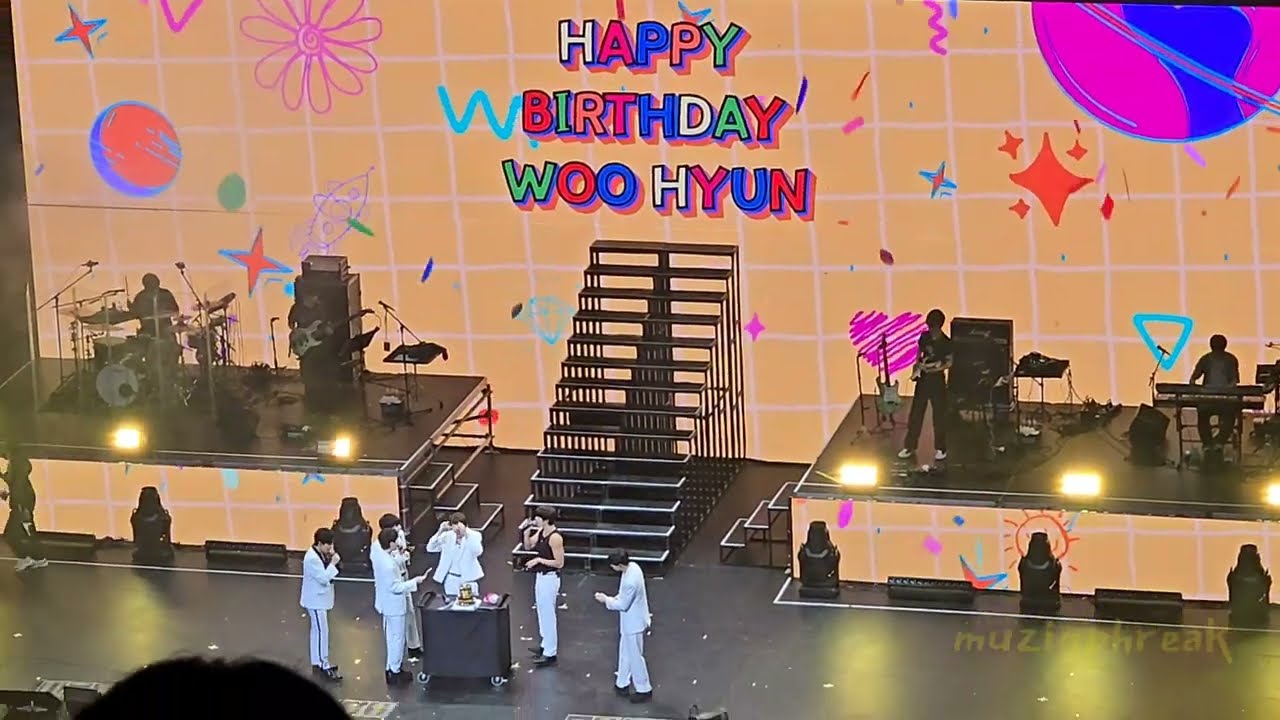 Woohyun Birthday Surprise -Infinite 인피니트 Limited Edition tour in Singapore 250207