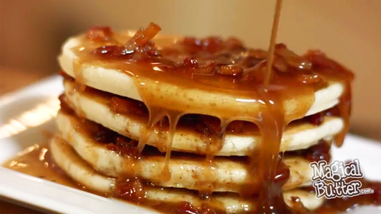 Maple Bacon Butter Sauce - Infused Sauce How To - MagicalButter.com