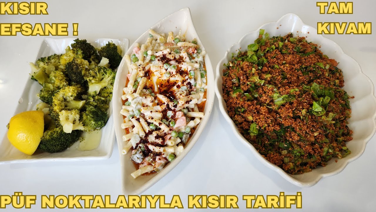 Tam Ölçülü Kısır Tarifi 😍 Kavurarak Hazırladığım Çay Saatinin Vazgeçilmesi | Makarna Salatası ✅🏆🙏